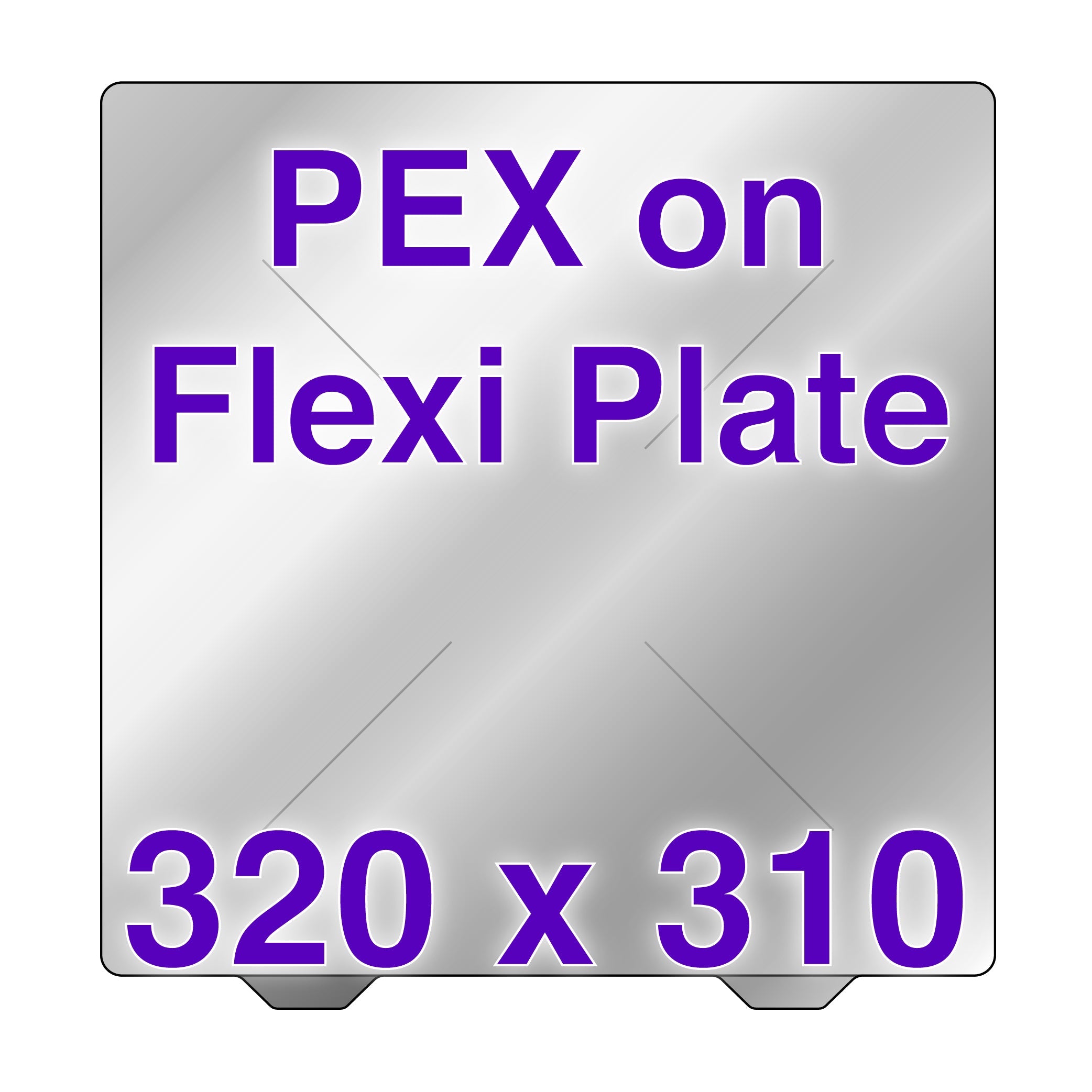 Flexi Plate with PEX - Creality CR-10S Pro - 320 x 310