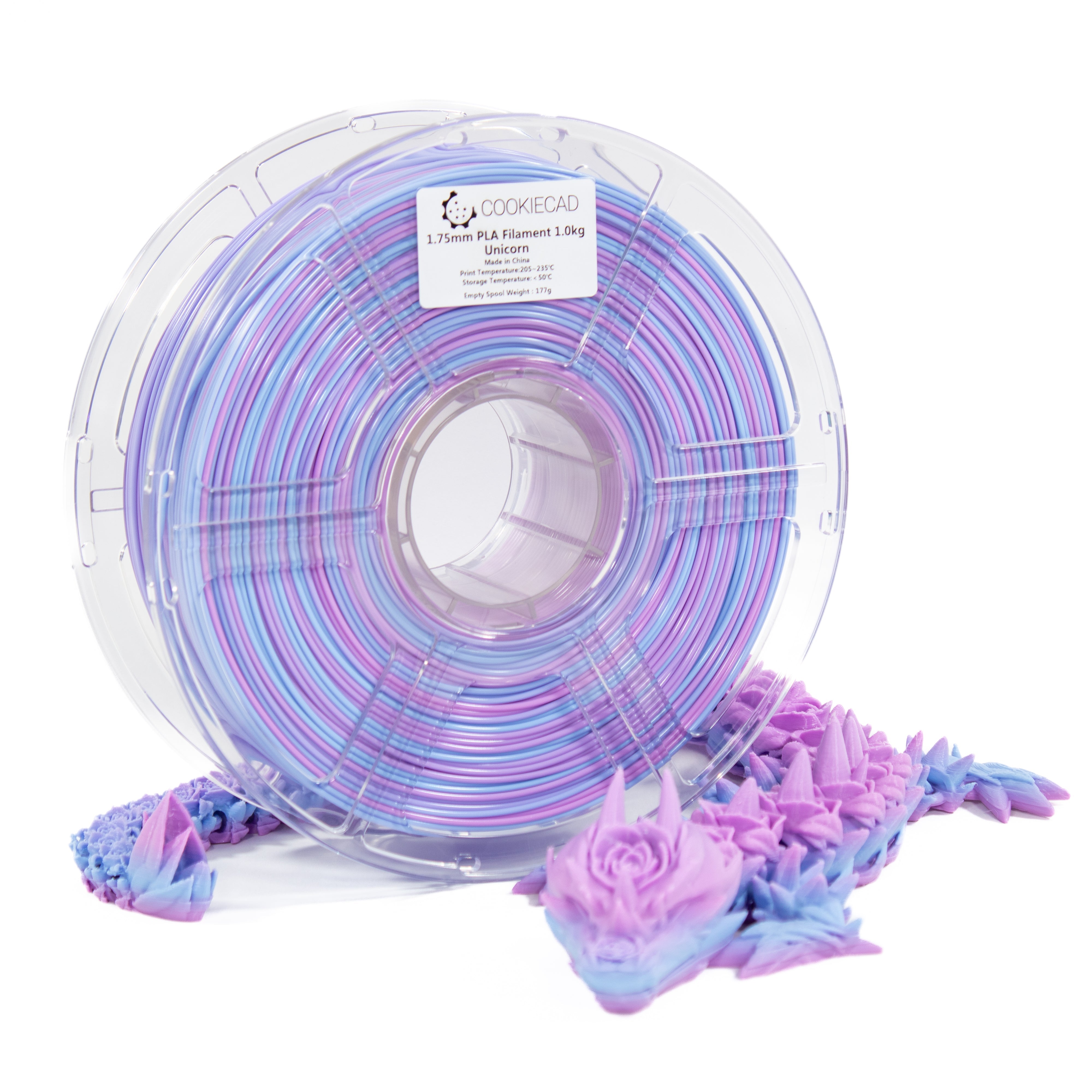 Unicorn π¦ (pink β blue β purple) PLA Filament 1.75mm, 1kg