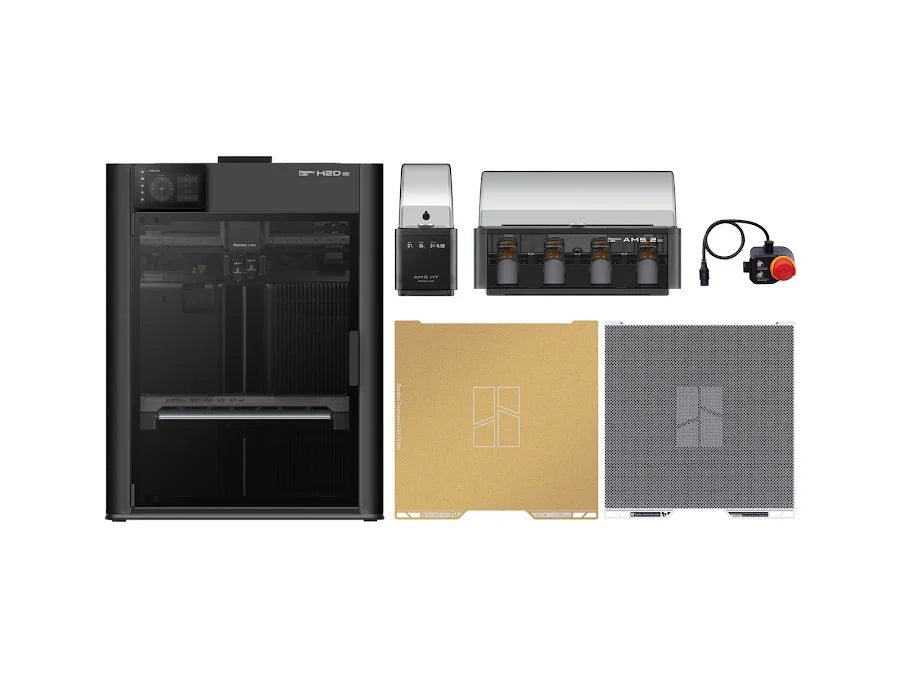 Bambu Lab H2D PRO 3D Printer Bundle with AMS 2 Pro + AMS HT + Vision Encoder + Emergency Button