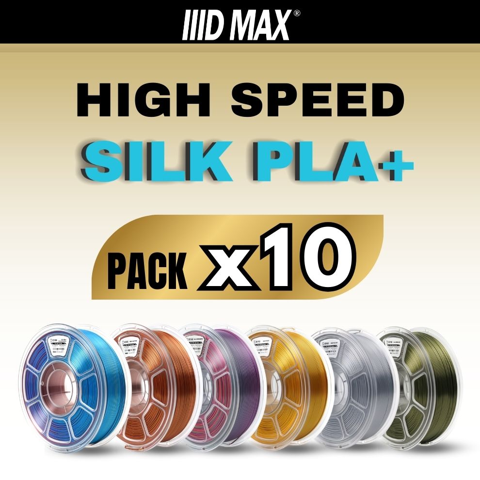 10 x 1kg – IIID MAX – High Speed Silk PLA+ Filament