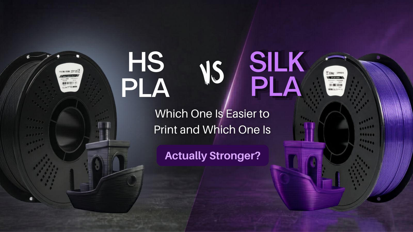 PLA vs. Silk PLA: Which One Is Easier to Print — and Which One Is Actually Stronger?