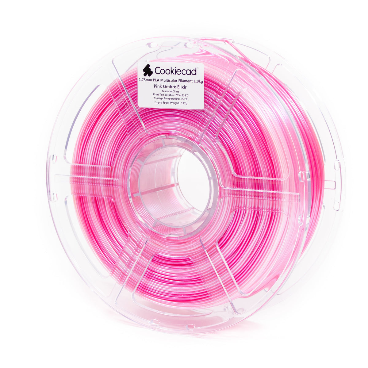 Pink Ombré Elixir PLA Filament 1.75mm, 1kg – IIID MAX