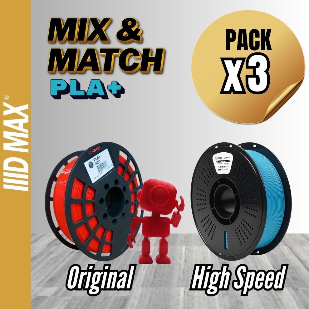 3 x 1kg Premium PLA+ Filament Pack