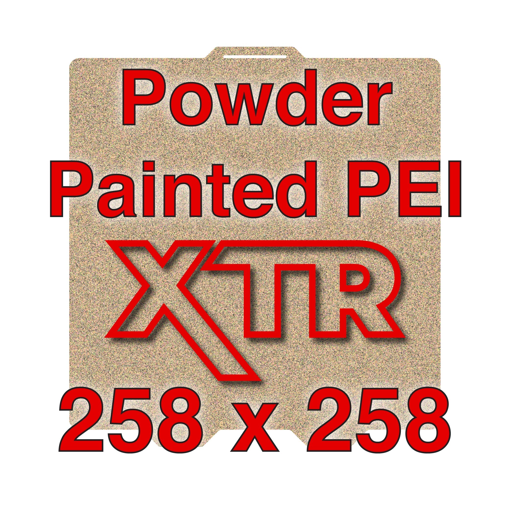 XTR Flexi Plate with Textured ULTEM PEI - Bambu Lab - 258 x 258