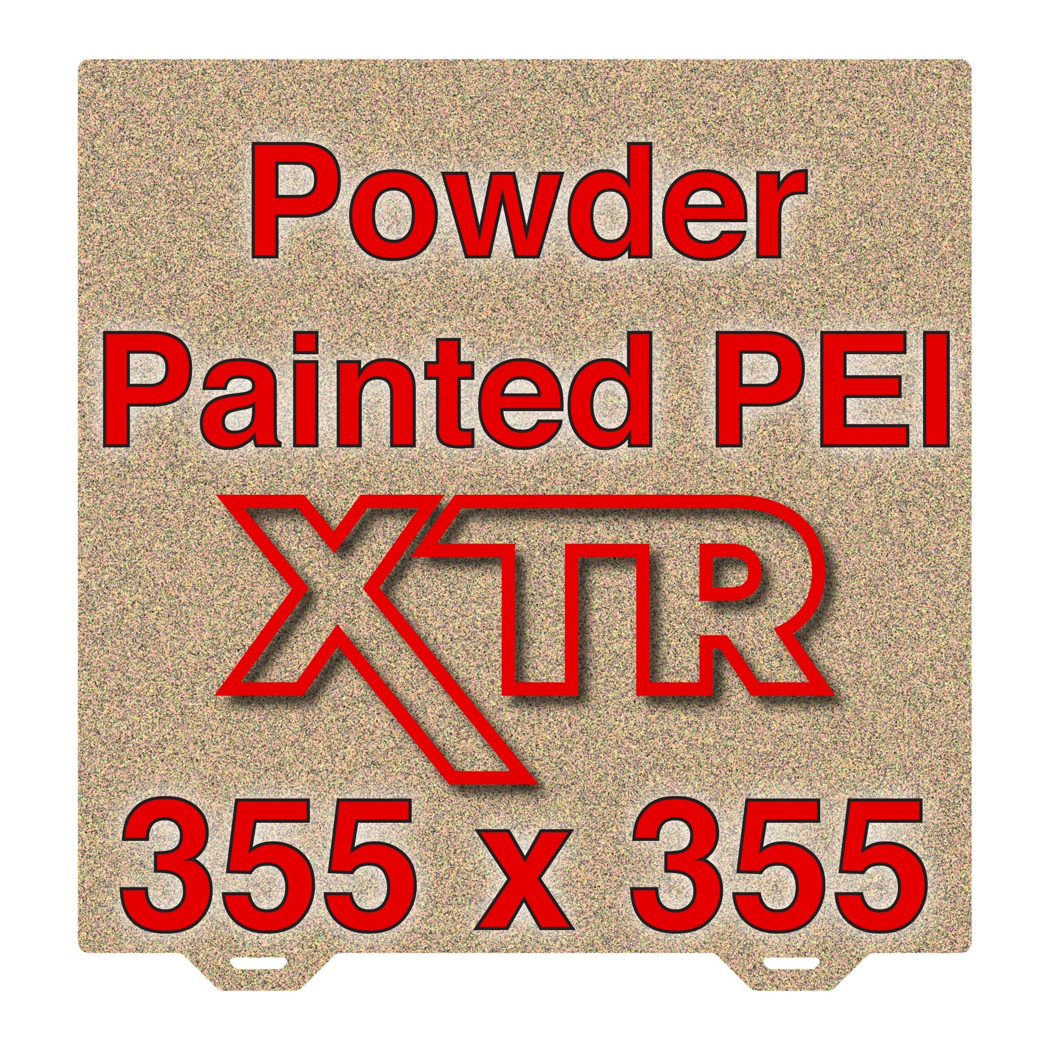 XTR Flexi Plate with Textured ULTEM PEI - Sovol SV08 - 355 x 355