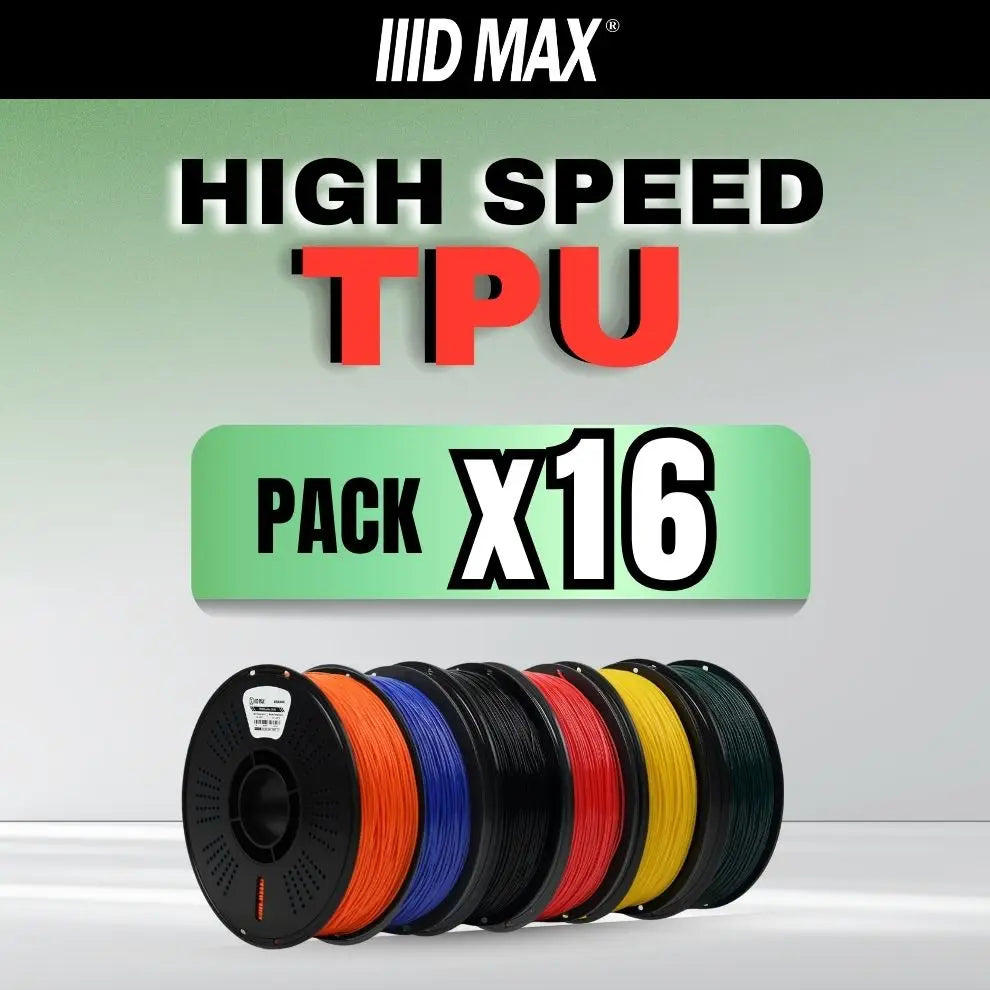 16 x 1kg High Speed TPU (95A) Filament Pack