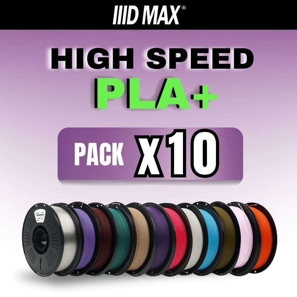 10 x 1kg Premium PLA+ Filament Pack