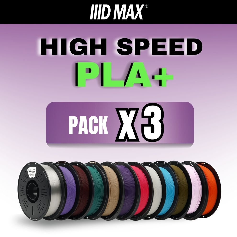 3 x 1kg Premium PLA+ Filament Pack