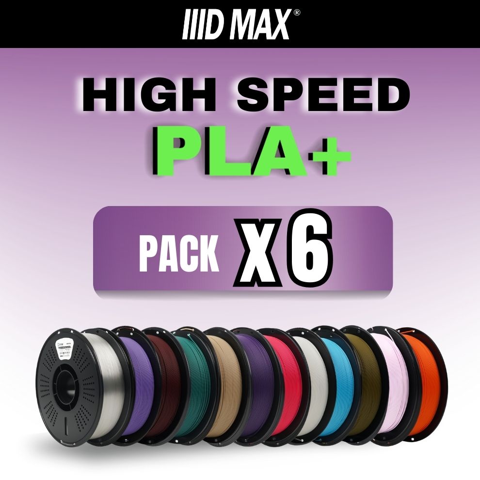 6 x 1kg Premium PLA+ Filament Pack