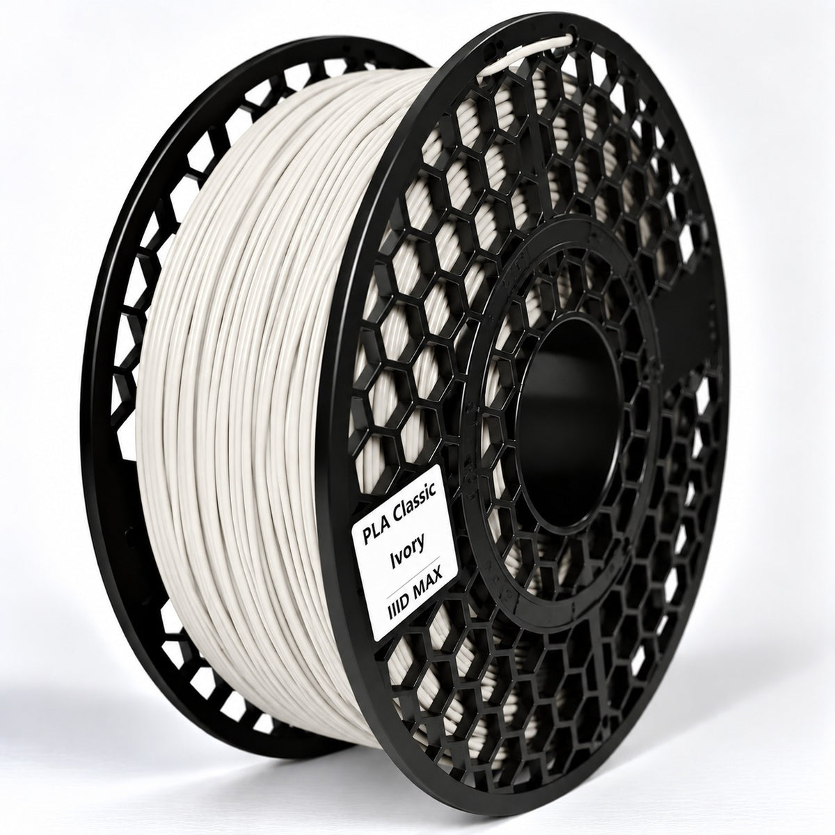 IIID MAX PLA Classic Ivory 1.75mm filament spool