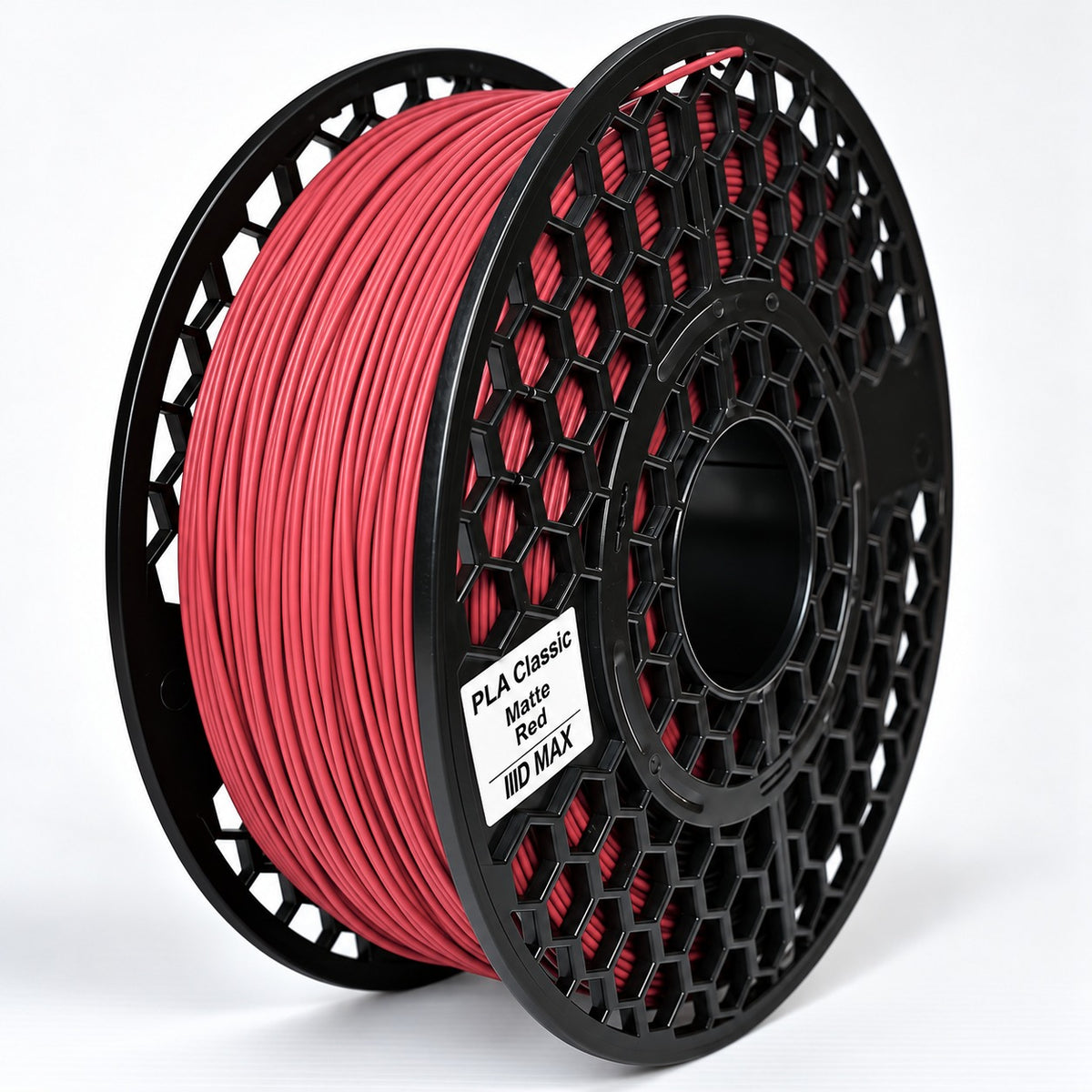 IIID MAX PLA Classic Matte Red 1.75mm filament spool