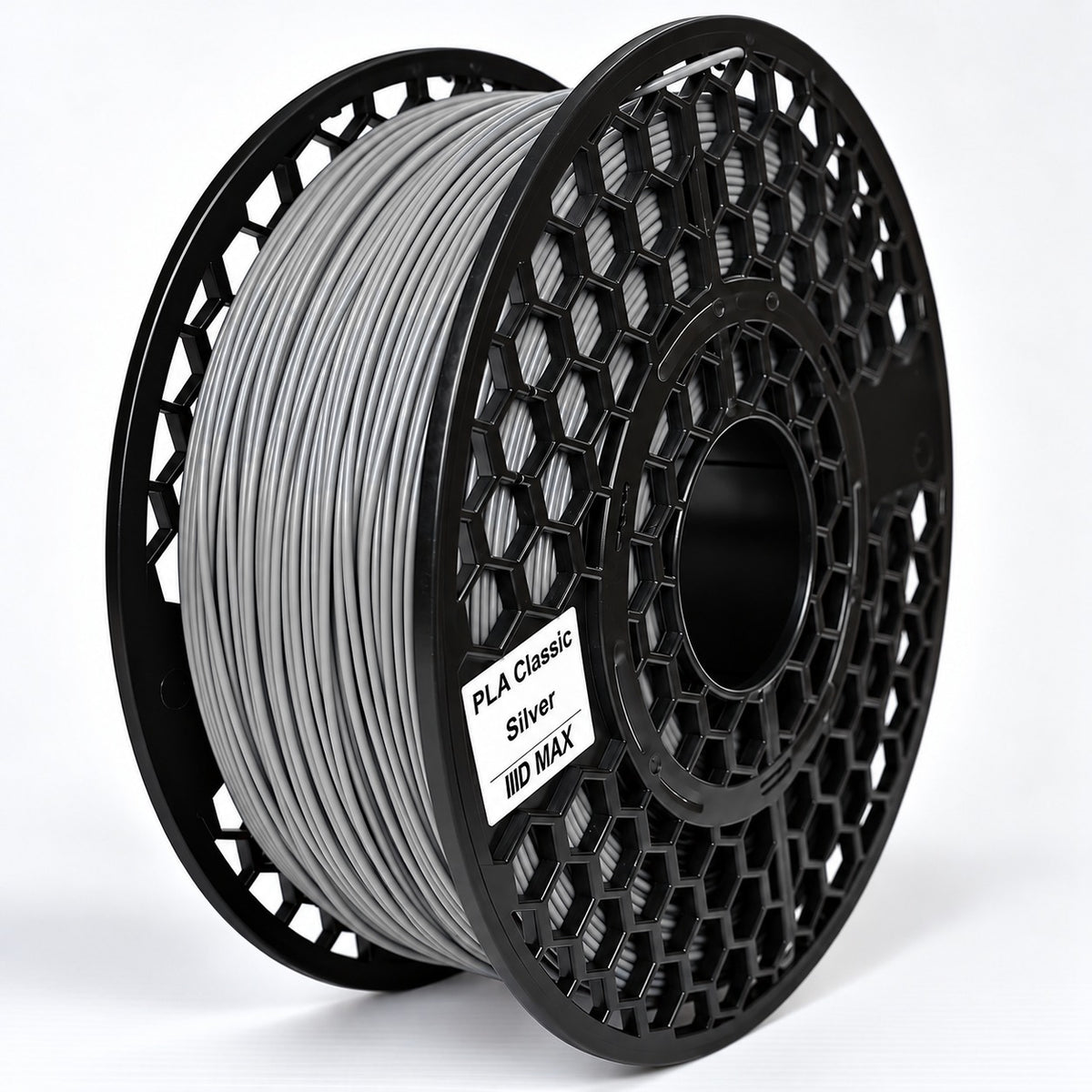 IIID MAX PLA Classic Silver 1.75mm filament spool