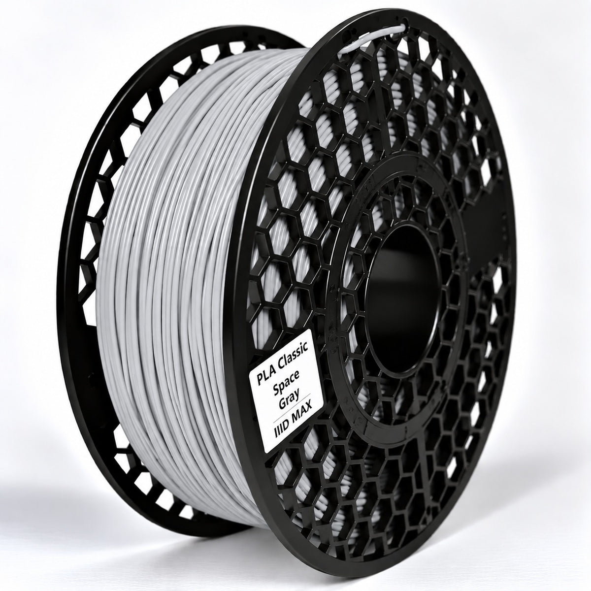 IIID MAX PLA Classic Space Gray 1.75mm filament spool