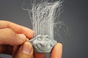 3D printed Hairy stringing