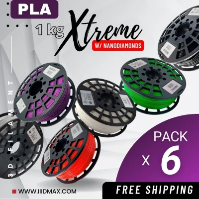 Filamento 3D Termoplástico XTREME PLA+ Colores IIID Max Americano - Alhum