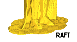 3D printing Brim for 3D printer bed avoids 3D print warping