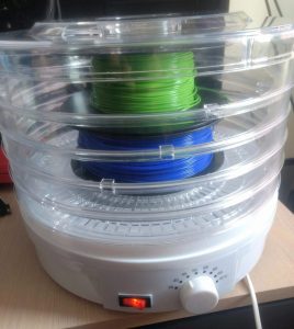 food dehydrator 3d filament to dry filament