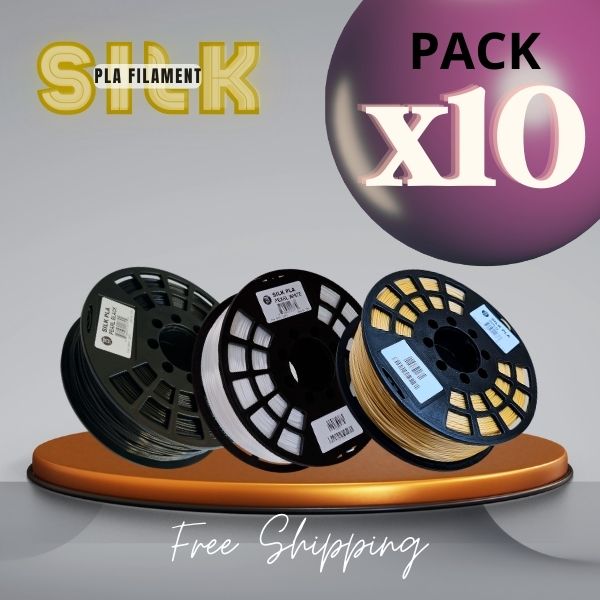 x 1kg Silk PLA Filament Pack Free | IIID MAX