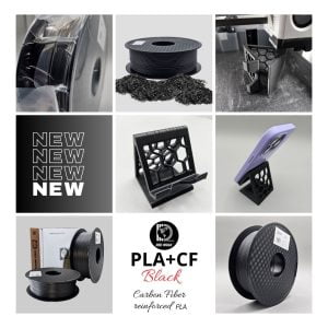 PLA + Carbon Fiber Black photos